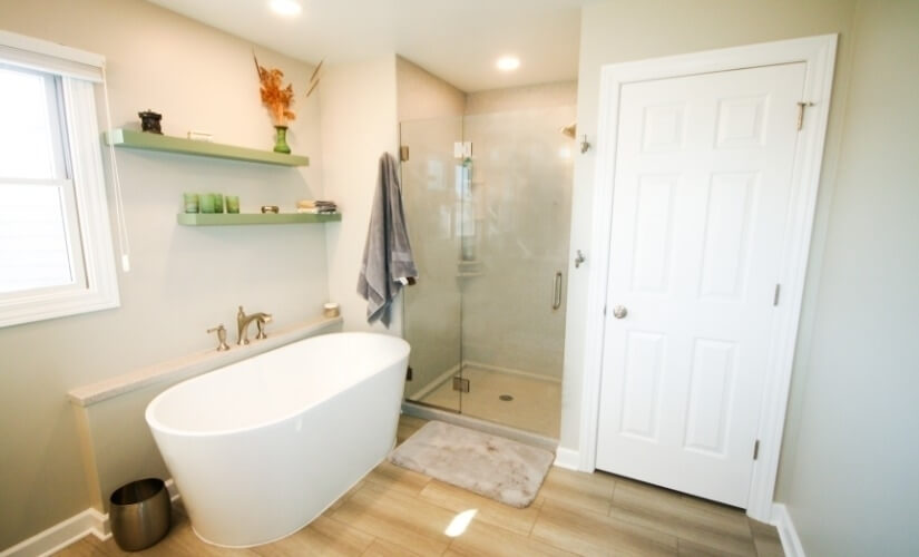 Lotus Blossom Bathroom near Ypsilanti Michigan